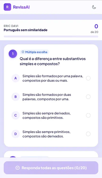 Questão do simulado